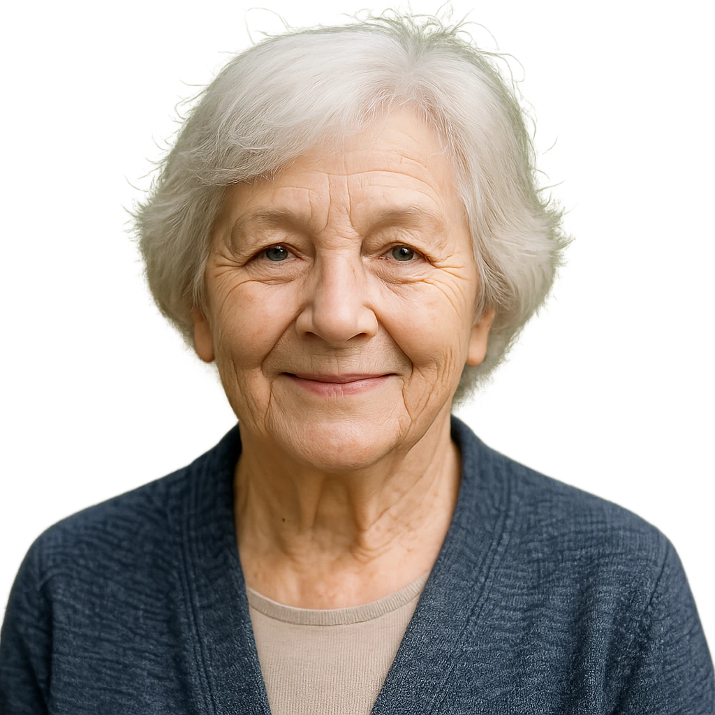 Zufriedene Seniorin - Seniorenhilfe Wandenelis UG Kundin